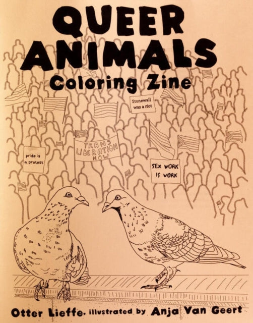 Binding: Paperback
Description: Lesbian lizards gay orgies of manatees polyamorous oystercatchers trans clownfish bisexual red deer and masturbating bonobos! This colouring book celebrates the diversity of animals and the way our beautiful queer communities exist far beyond the realms of human culture.