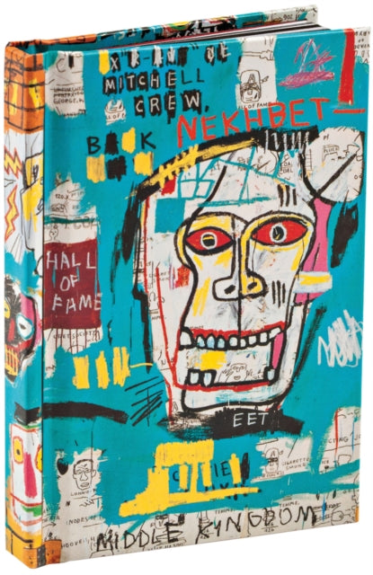 Binding: Notebooks, Journals, And Diaries
Description: Jean - Michel Basquiat's bold grafitti style work titled: Mitchell Crew from 1983 is reproduced in our luxe hardcover Mini Notebook with black edge pages.