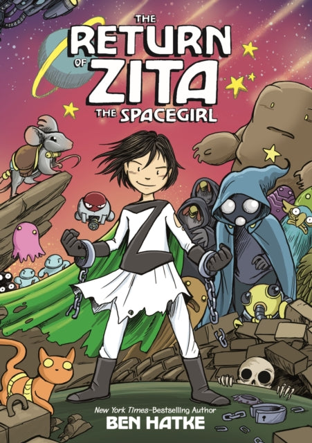 Binding: Hardcover
Description: Ben Hatke brings back our intrepid space heroine for another delightful sci - fi/fantasy adventure in this New York Times - Bestselling graphic novel trilogy for middle grade readers. Zita the Spacegirl has saved planets battled monsters and wrestled with interplanetary fame.
