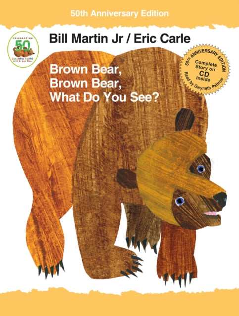 Binding: Hardcover
Description: A special 50th Anniversary Edition of the classic Brown Bear Brown Bear What Do You See? complete with audio CD read by Gwyneth Paltrow.