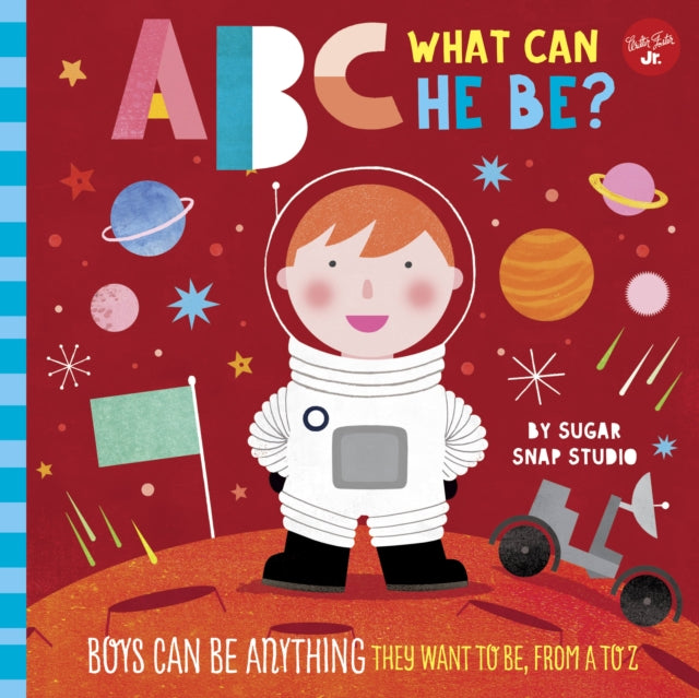 Binding: Special Bindings
Description: ABC What Can He Be? presents a wonderful world full of possibilities from Astronaut to Zoo Veterinarian and everything in between. " This positive compendium of possibilities should encourage children to embrace their paths wherever they lead.