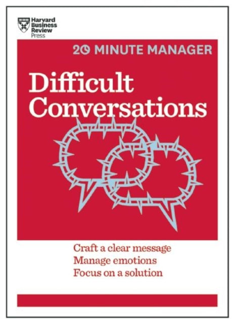 Binding: Paperback
Description: Mastering difficult conversations with confidence. You have to talk with a colleague about a fraught situation but you're worried that they'll yell or blame you or shut down. You fear your emotions could block you from a resolution.