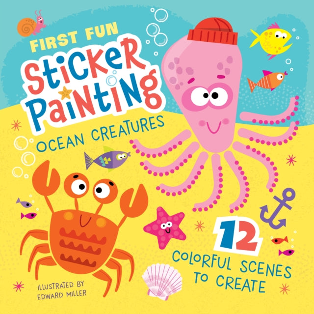 Binding: Paperback
Description: Fun and easy sticker paintings for little hands this book includes everything children love about the sea: fish seashells an octopus whale and more. Illustrator Ed Miller creates a canvas with subtle prompts that help little ones get started.