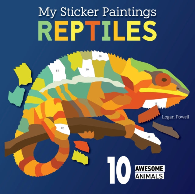 Binding: Paperback
Description: Create impressive works of mosaic art with stickers! This distinctive poly - art sticker painting book for kids ages 6 and older features a collection of 10 geometric reptile designs including a boa constrictor chameleon and Komodo Dragon.