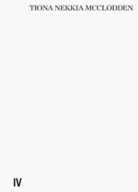 Binding: Hardcover
Description: Tiona Nekkia Mc Clodden considers the presence and absence of the Black figure and aesthetic tropes of representation through work traversing film installation sculpture painting and writing. An artist who may be America's most essential today.