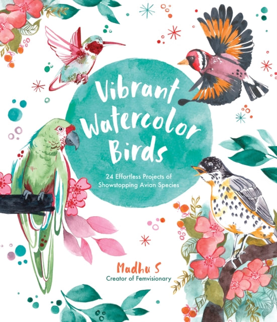 Binding: Paperback
Description: Explore the Vivid World of Watercolor with these Fun and Stimulating Projects Combining radiant bird - themed compositions with approachable step - by - step tutorials Madhus founder of the beloved art brand Femvisionary takes you through an array of stunning species.