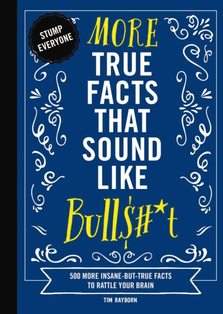 Binding: Hardcover
Description: From cubed wombat poop to mantis shrimp eyesight impress your friends with More True Facts That Sound Like Bull$#*t! Learn the weirdest things about planet earth with this hilarious guide to all things bizarre.