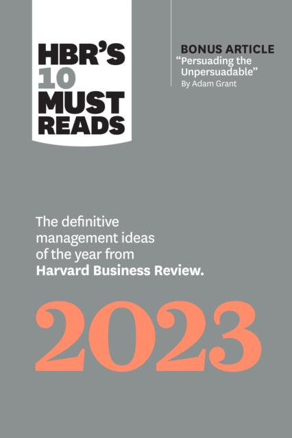 Binding: Paperback
Description: A year's worth of management wisdom all in one place. We've reviewed the ideas insights and best practices from the past year of Harvard Business Review to keep you up to date on the most cutting - edge influential thinking driving business today.