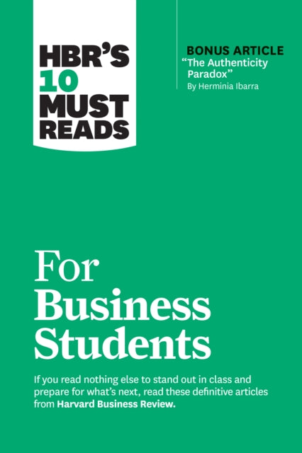 Binding: Paperback
Description: Take your business education to the next level and drive your career forward. If you read nothing else to stand out in class and prepare for what's next read these 10 articles.
