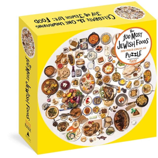 Tablet - The 100 Most Jewish Foods: 500 - Piece Circular Puzzle