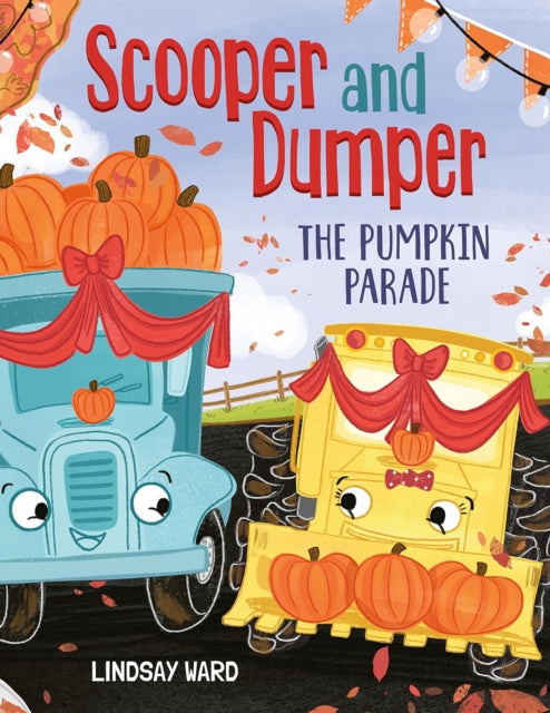 Binding: Hardcover
Description: Autumn fun with small - town vehicles. Crisp fall days are here and Scooper and Dumper are in high gear getting ready for the pumpkin parade. From hanging lights to moving hay bales they re a terrific team. The night of the parade they have everything together but the pumpkins.
