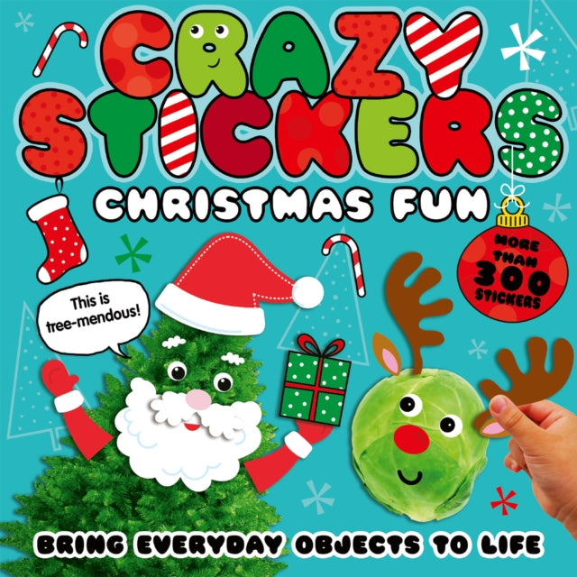 Description: With more than 300 bright and colorful stickers this engaging interactive sticker - activity book invites creative young artists to transform everyday objects into festive Christmas friends.