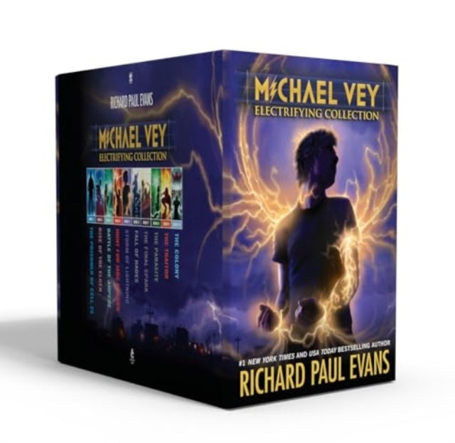 Binding: Hardcover
Description: All ten books of the award - winning New York Times bestselling Michael Vey series are now together in a collectible hardcover boxed set chronicling the Electroclan's battle against formidable foes.