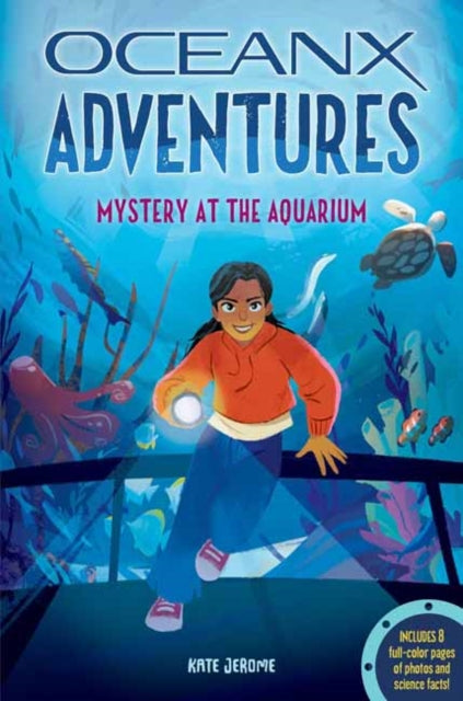 Binding: Paperback
Description: Dive into an Ocean X Adventure! Junior journalist Marena Montoya and her BFF Aisha use critical thinking curiosity and serious science to get to the bottom of strange goings - on at the aquarium and beyond! I felt the goose bumps rise on my arms.