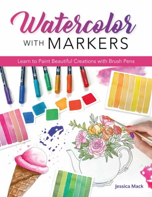 Mack Jessica - Watercolor With Markers - Paperback