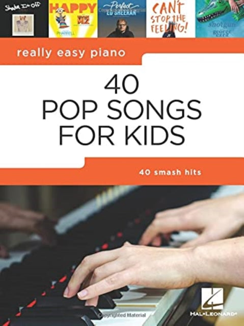 Binding: Books
Description: Select Guide Rating
Title: Really Easy Piano 40 Pop Songs For Kids
Brand: Hal Leonard Corporation
Barcode: 9781705113950
Pages: 128 Pages
Publication Date: 11/1/2021
Category: Musical Scores, Lyrics & Libretti
