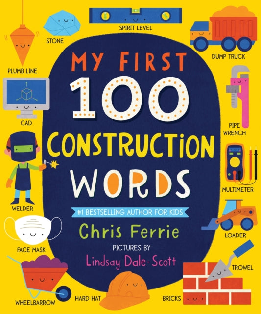 Binding: Special Bindings
Description: The perfect vocabulary builder for future builders! Little ones will see all their favorite construction vehicles tools trucks and more while learning words with this bright and educational board book.