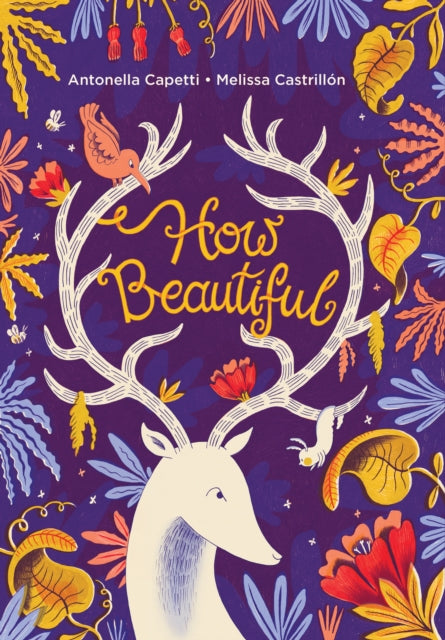 Binding: Hardcover
Description: Castrill n's wild drawings carry a decorative impulse to unexpected heights. New York Times A stunningly illustrated picture book about a curious caterpillar searching for the true meaning of the word beautiful.