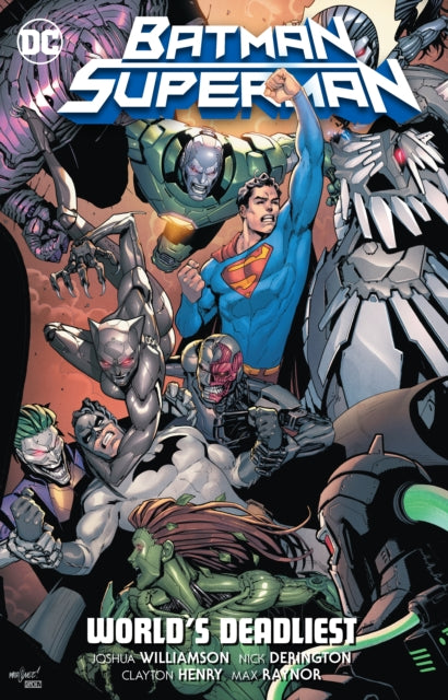 Binding: Paperback
Description: Batman and Superman battle their deadliest adversaries! In the aftermath of a deadly duel with the Batman Who Laughs trouble abounds for the Man of Steel and the Dark Knight.