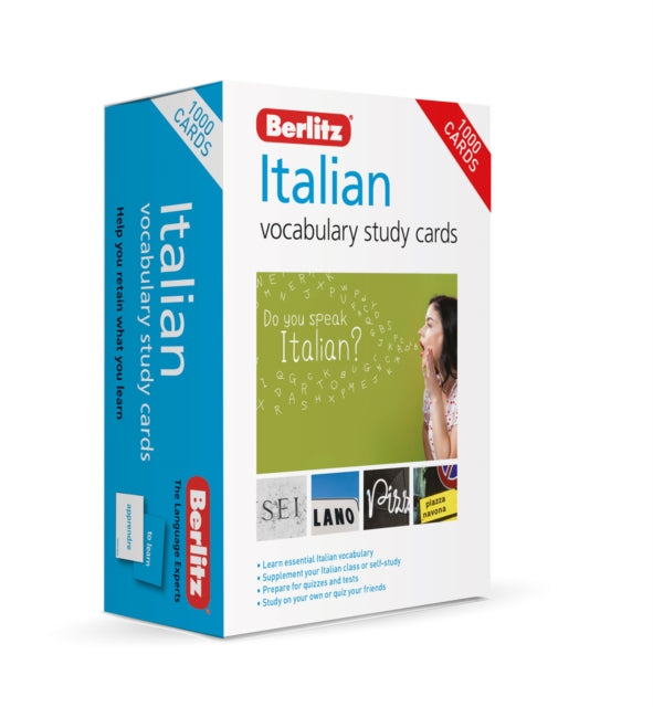 Publishing Berlitz - Berlitz Italian Study Cards (Language Flash Cards)