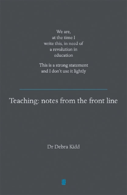 Binding: Paperback
Description: Our current education system is overloaded with amendments additions and adjustments which have been designed to keep an outdated model in the air. But it is crashing. And as it comes down we see the battle of blame begin.