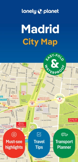 Binding: Visual And Mapping
Description: Durable and waterproof with a handy slipcase and an easy - fold format Lonely Planet's Madrid City Map is your conveniently sized passport to travelling with ease.