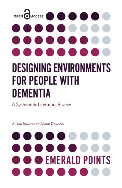 Binding: Paperback
Description: The ebook edition of this title is Open Access and is freely available to read online. This book systematically explores and assesses the quality of the evidence base for effective and supportive design of living environments for people living with Dementia.