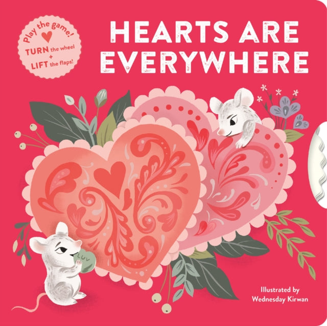 Binding: Children's Books
Description: Hide and find hearts for Valentine's Day or any day! Just turn the wheel lift the flaps and play! First turn the wheel to hide the heart then lift the flaps to find it in this delightful activity book for curious kids.