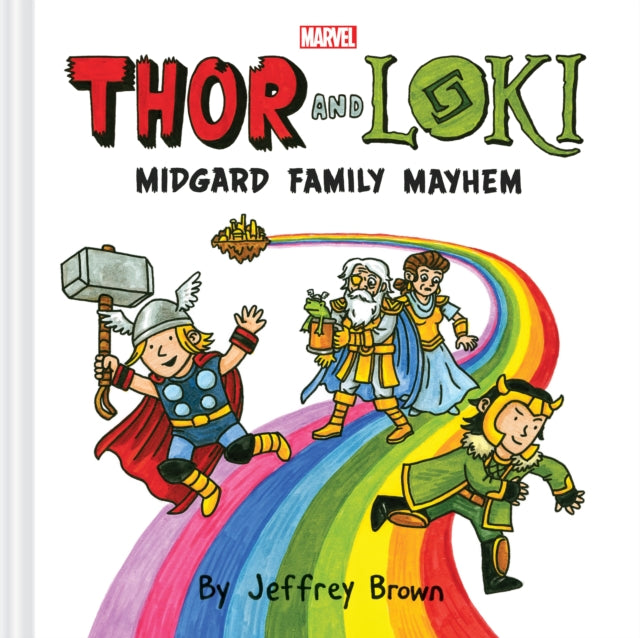 Binding: Hardcover
Description: Jeffrey Brown's irresistible comic spin comes to Marvel! Young Thor and Loki have traveled with their parents Odin and Frigga across the ten realms to their favorite world and Midgard (aka Earth) may never be the same.