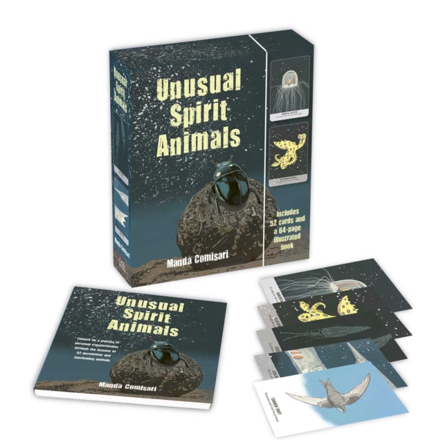 Binding: Creative Materials
Description: Embark on a journey of personal transformation through the lessons of 52 uncommon and fascinating animals in this oracle deck filled with striking illustrations and powerful messages from the natural world.