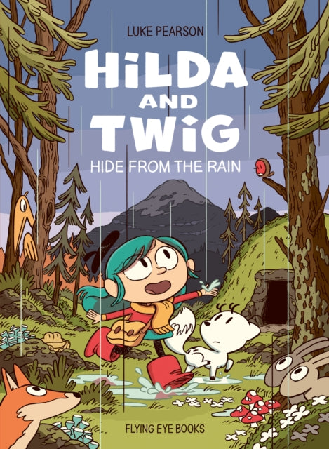 Binding: Hardcover
Description: Hilda and Twig would never let a bit of rain get in the way of an adventure but it's different when your forest exploration is interrupted by a BIG storm.