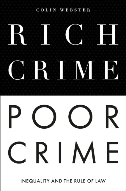 Binding: Paperback
Description: An important and challenging book comprehensively spanning across the establishment of power systems Rich Crime Poor Crime is a vital read for academics professionals and those interested in the fields of history sociology criminology and politics.