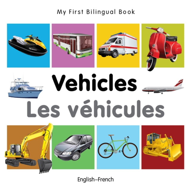 Binding: Special Bindings
Description: This new title in Milet's popular board book series My First Bilingual Book - Vehicles features a one - page spread on each featured vehicle. The images are photographs embellished with illustration so they are fresh and creative but still simple and clear.