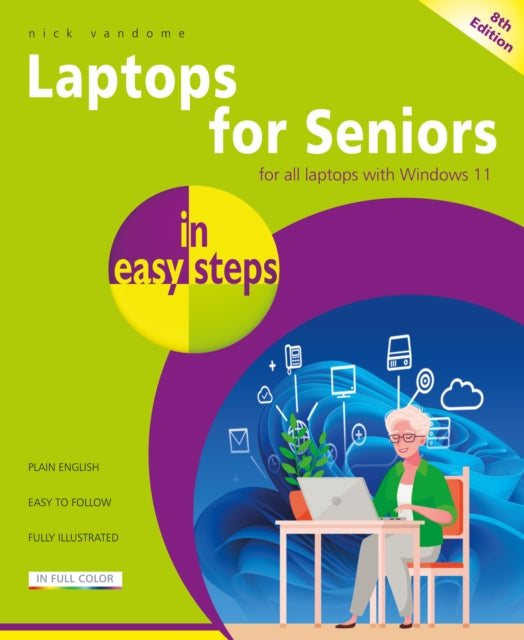 Binding: Paperback
Description: Laptops are an excellent option for seniors: they can be used anywhere and with wireless technology to surf the web and to keep in touch.