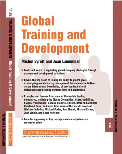 Binding: Paperback
Description: Effective training and development is essential if you are to get the best from your people and extend the knowledge shelf - life of your company.