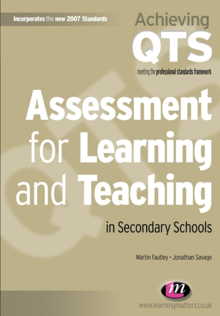 Binding: Paperback
Description: Assessment is central to teaching and learning yet is one of the most difficult areas of professional practice. This book guides trainee secondary teachers through its complexities and provides practical strategies exemplified by case studies.