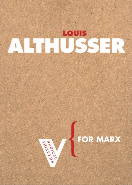 Binding: Paperback
Description: This is the work in which Louis Althusser formulated some of his most influential ideas.
