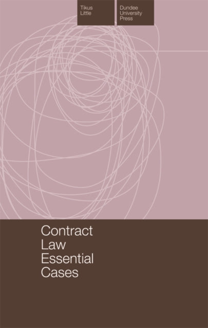 Binding: Paperback
Title: Contract Law Casebook
Author(s): Little T.
Publisher: Dundee University Press Ltd
Barcode: 9781845861261
Pages: 141 Pages
Publication Date: 5/4/2012
Category: Law: Study & Revision Guides