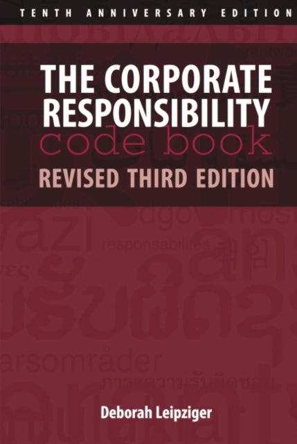 Binding: Hardcover
Description: The Corporate Responsibility Code Book has become the go - to guide for companies trying to understand the landscape of corporate responsibility and searching for their own unique route towards satisfying diverse stakeholders. There is no one - size - fits - all approach.