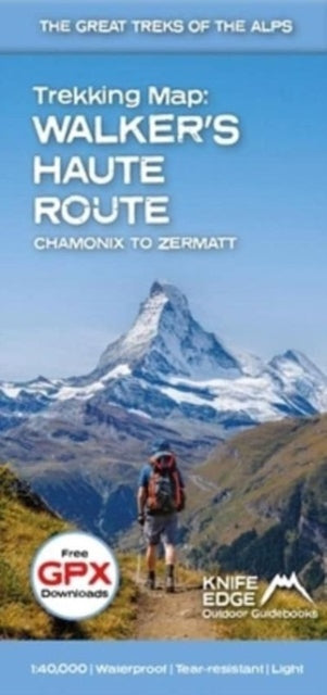 Binding: Visual And Mapping
Description: The best sheet map for the Walker's Haute Route: Chamonix to Zermatt. This is the only map available that displays the entire route and numerous variants on a single sheet: perfect for planning and navigation. 1:40,000 - larger scale and more detail than any other map.