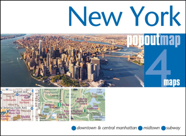 Binding: Visual And Mapping
Description: Let Pop Out New York guide you around this wonderful city. The Big Apple in a little map! Get to the heart of New York with this handy pop - up map. This New York map has been fully revised and updated and includes a detailed map of Midtown.