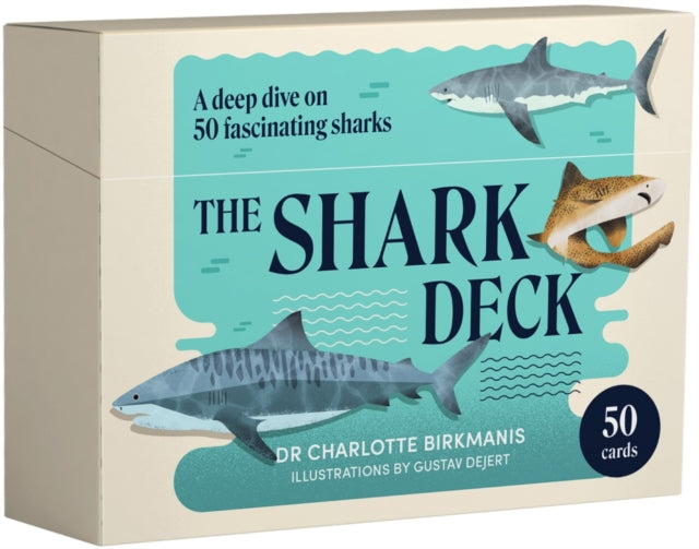 Binding: Collectible And Gift Editions
Description: Get ready to sink your teeth into this deck of 50 shark cards! Dive into the deep blue with The Shark Deck featuring fascinating facts and figures on 50 shark species.