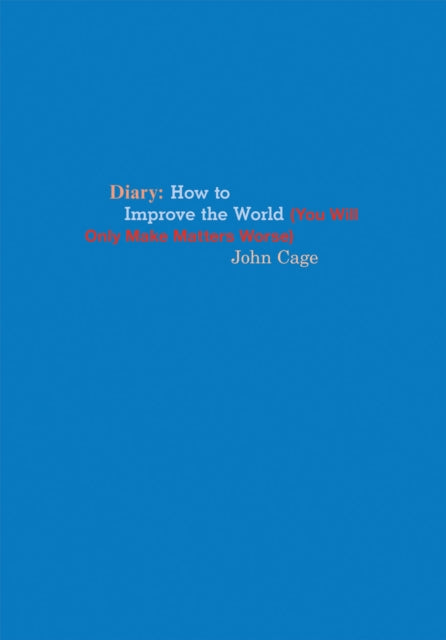 Binding: Paperback
Description: Over 16 years beginning in 1965, John Cage compiled anecdotes observations and koanlike tales originally typing everything on an IBM Selectric and using chance methods to determine the formatting of texts that twist down each page.