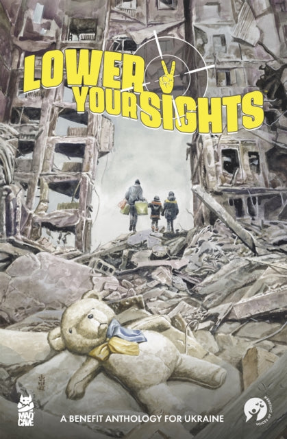 Binding: Paperback
Description: Lower Your Sights is an anthology that focuses on the consequences of war the peace/relief effort and mental health. In addition to tales from today's hottest creators the collection includes art pieces and write - ups from numerous Ukrainian illustrators.