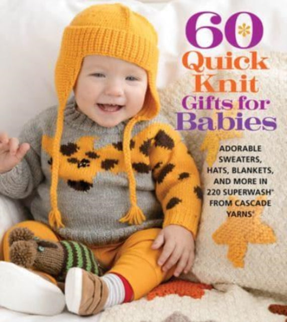 Binding: Paperback
Description: 60 Quick Knit Gifts for Babies is a standout collection of 60 brand - new knitting patterns for blankets accessories garments and toys for little ones up to two years old.