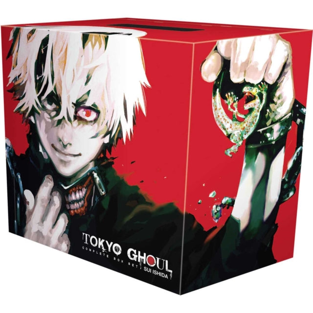 Binding: Paperback
Title: Tokyo Ghoul Complete Box Set Includes Vols. 1 - 14 With Premium
Brand: Viz Media Subs. Of Shogakukan Inc
Barcode: 9781974703180
Pages: 2904 Pages
Publication Date: 10/16/2018
Series: Tokyo Ghoul Complete Box Set
Category: Graphic Novels: Manga