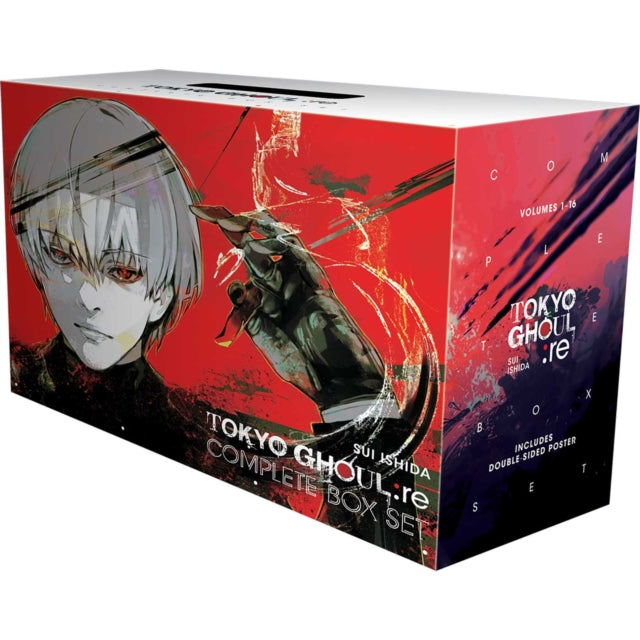 Binding: Paperback
Description: In the world of Tokyo Ghoul sometimes the only way to fight monsters is to become one A box set that includes all 16 volumes of the original Tokyo Ghoul: re series with an exclusive double - sided poster.