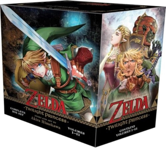 Binding: Paperback
Description: The manga adaptation of the hit Twilight Princess video game now available in a box set! Become part of the Legend The Legend of Zelda! Once upon a time wizards tried to conquer the Sacred Realm of Hyrule.