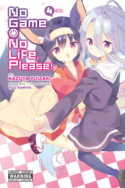 Binding: Paperback
Title: No Game No Life Please! Vol. 4
Author(s): Kamiya Yuu
Publisher: Little Brown & Company
Barcode: 9781975301781
Pages: 160 Pages
Publication Date: 9/25/2018
Series: NO GAME NO LIFE PLEASE GN
Category: Graphic Novels: Manga
