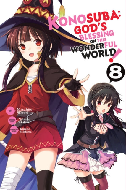 Binding: Paperback
Description: After Yunyun proclaims her desire to bear Kazuma's child she wastes no time fleeing to her hometown - the Crimson Magic Clan's village! Kazuma and the gang chase after her but the path is rougher than he imagined.
